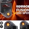 Equinox Fusion 100 Spot 80W. LED Judančios šviesos galvos. Turime 4vnt.