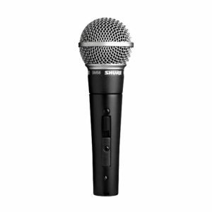 FOH mikrofonas su jungikliu SM58